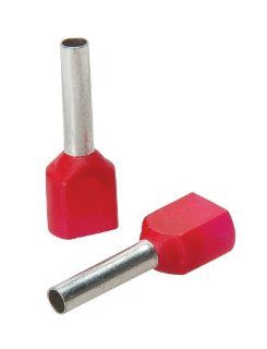 Greenlee 871/8 AWG 17 by 15mm Long Twin Insulated Wire Ferrules, Red, 1000 Pack   Masonry Hand Trowels  