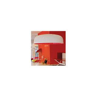 Oluce Canopy Suspension Lamp Canopy 422 Finish White / Fucsia