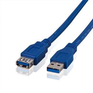 CE Compass 1M 3FT Blue USB 3.0 Type A Male to A Female Super Speed Extension Cable Adapter Computers & Accessories