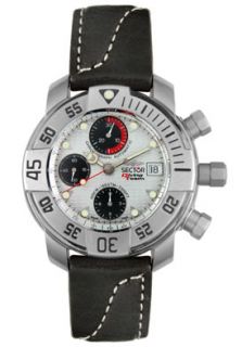 Sector 3121981025  Watches,Mens Diving Team Chronograph Black Leather, Chronograph Sector Quartz Watches