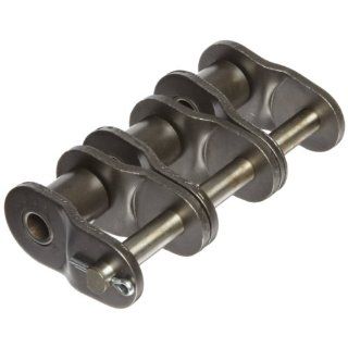 Morse 120 3 O/L Standard Roller Chain Link, ANSI 120 3, 3 Strands, Steel, 1 1/2" Pitch, 0.875" Roller Diamter, 1" Roller Width, 87000lbs Average Tensile Strength