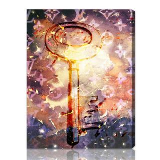 Oliver Gal Malletier Key Graphic Art on Canvas 10088 Size 12 x 16