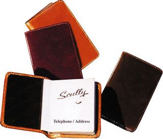 Scully Leather Personal Tel/Address Book Italian Leather 1107