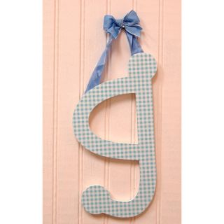 My Baby Sam Blue Gingham Decorative Lettering