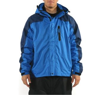 Pulse Pulse Mens Fox Systems Blue 3 in 1 Jacket Blue Size M