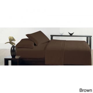 N/a Ultra Soft Lace Assorted Colors Sheet Set Brown Size Twin