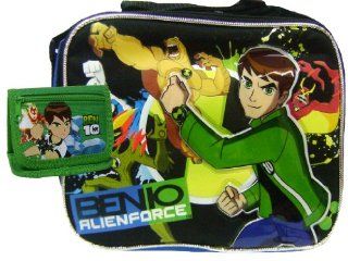 Boys Ben 10 Lunch Box and Green Wallet Kitchen & Dining