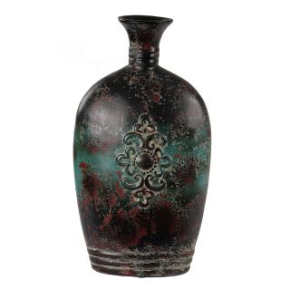 Vintage Green Large Ceramic Decorative Vase