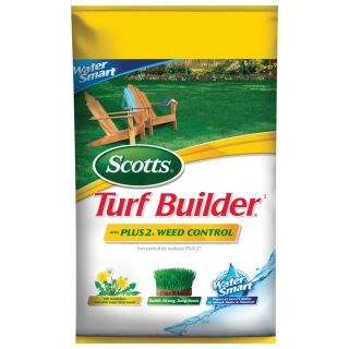Scotts 5,000 sq ft Turf Builder Plus Weed and Feed All Season Weed and Feed Lawn Fertilizer (28 0 4)