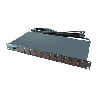 A Neutronics 10 Outlet 1U Rack Mount PDU w/Individual Switches Computers & Accessories