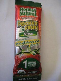Florida's Natural Pocket Fruit to Go Stiks Strawberry, 1.7 Ounce Packages (Pack of 12)  Gourmet Food  Grocery & Gourmet Food