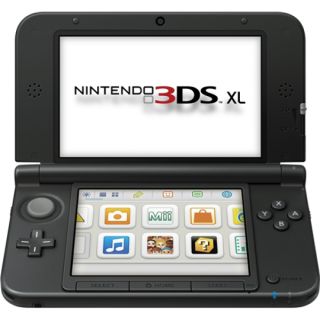 Nintendo 3DS XL Console (Silver and Black)      Games Consoles