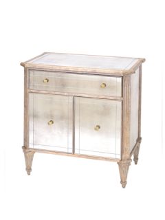 Stanley Mirrored Nightstand by Amy Howard