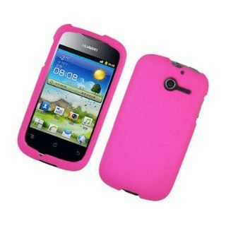 For Huawei Ascend Y M866 H866C Hard RUBBERIZED Case Pink 