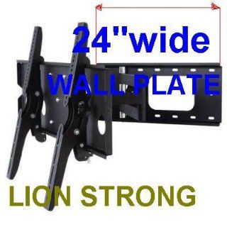 LION STRONG L SHAPE CORNER FULL MOTION TV WALL MOUNT with 24" WALL PLATE. WEIGHT CAPACITY 300LBS. 32" 70" TV Electronics