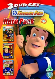 Fireman Sam   Triple Pack (New Hero Next Door / Red Alert / Sticky Situation)      DVD