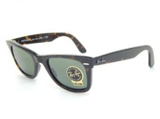 Ray Ban RB2140 902 Wayfarer Tortoise/G 15 XLT 50mm Sunglasses Clothing