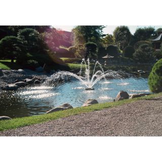 Kasco Aerating Fountain with Lights — 1/4 HP, 50-Ft. Cord, Model# 1400JFL050  Decorative Fountains
