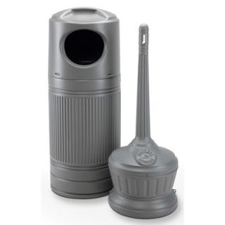 Commercial Zone Standard LitterMate Trash and Cigarette Receptacle Combo 7153