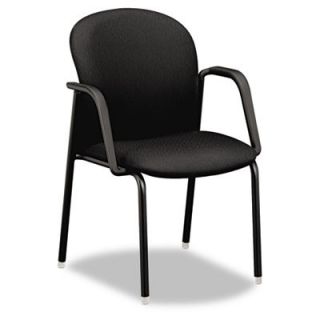 HON Mirus Series Guest Chair with Arms HONMAG1ENT26T Upholstery Black