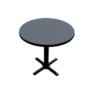 Correll, Inc. 29 High Round Bar and Café Table with X Base and Column BXTR