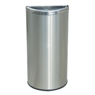 Commercial Zone Precision Series Half Moon Trash Can 780929