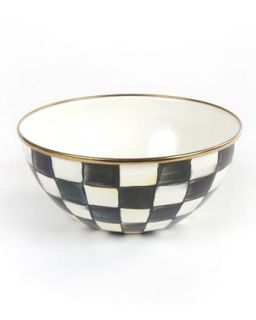 Small Courtly Check Everyday Bowl   MacKenzie Childs