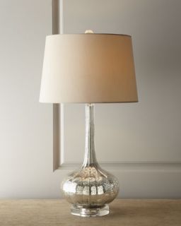 Antiqued Glass Table Lamp
