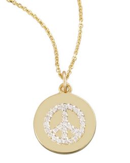 Diamond Peace Necklace   KC Designs