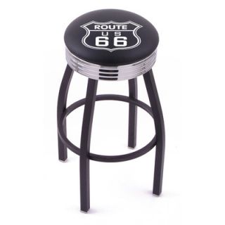 Holland Bar Stool Gambling 25 Swivel Bar Stool with Cushion L8B3C25 Team Ro