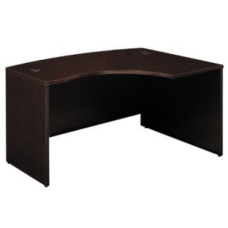 Bush Series C Right L Bow Desk WCXXX22 Finish Mocha Cherry