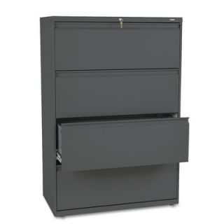 HON 800 Series 4 Drawer  File 884L Finish Charcoal