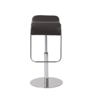 Eurostyle Freddy 23.5 Adjustable Swivel Bar Stool 04387 Color Brown