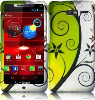 For Motorola Droid Razr M XT907 Hard Design Cover Case Pleasant Swirl Cell Phones & Accessories