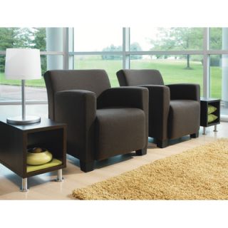 Steelcase Jenny  Leather Club Lounge Chair and Table Kit TS31407L X and TS5AFM X