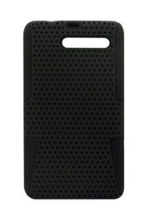HHI Mesh Plate Duo Shield Case for Motorola Droid RAZR M XT907   Black/Black (Package include a HandHelditems Sketch Stylus Pen) Cell Phones & Accessories