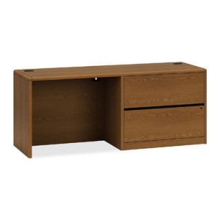 HON 10700 Series Pedenza Credenza 1074 Orientation Right, Finish Medium Oak