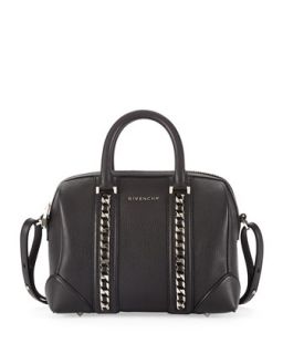Lucrezia Mini Chain Sugar Satchel Bag, Black   Givenchy