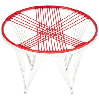 Safavieh Launchpad Chair FOX9800 Finish Red / White