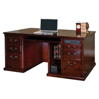 kathy ireland Home by Martin Furniture 68.25 Double Pedestal Computer Desk HC