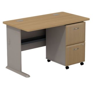 Bush Series A Desk with 2 Drawer File SMA004LOSU