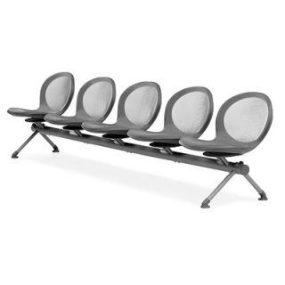 OFM Net Series Five Chair Beam Seating NB 5 Color Gray