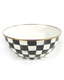 Large Courtly Check Everyday Bowl   MacKenzie Childs