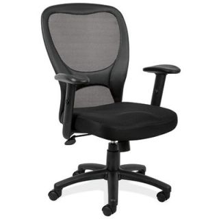 OfficeSource High Back Mesh Chair 7511KTBLK