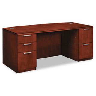 HON Arrive Bow Front Executive Desk with 5 Drawers HONVW072DC1Z9JJ Finish Sh