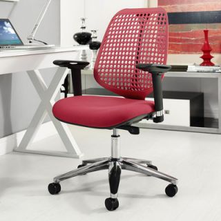 Modway Reverb Premium Mid Back Office Chair with Arms EEI 1173 Color Red