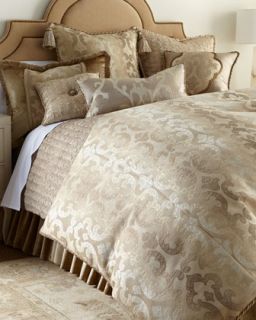 Plisse European Sham with Ruched Welt   Dian Austin Couture Home
