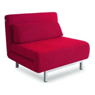New Spec Sofa Bed 04 Single Futon Chair 416003 Finish Red