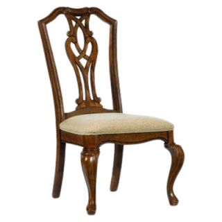 Legacy Classic Furniture Evolution Pierced Splat Back Fabric Side Chair 9180 