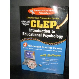 CLEP Introduction to Educational Psychology w/CD (CLEP Test Preparation) Dr. Raymond E. Webster Ph.D., Terry Casey, CLEP, Psychology Study Guides, Jody Berman, Barbara McGowran, Karen Brown 9780738601298 Books